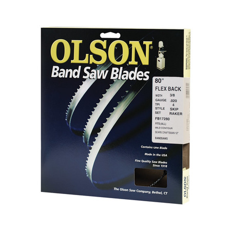 OLSON SAW BLADE BAND 3/8""X80"" 4T WB58280DB